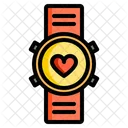 Reloj Inteligente Seguimiento Del Latido Del Corazon Seguimiento Del Pulso Icono