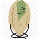 Pistachio Cute Bean Seed Icon