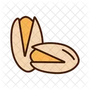 Pistachio Nut Green Icon