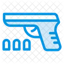 Pistol Weapon Bullets Icon
