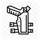 Pistolenhalfter  Symbol