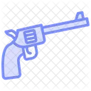 Vr Gun Duotone Line Icon Icône