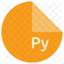 Python Py Archivo Icono