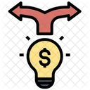 Pivote Riesgo Idea Icono