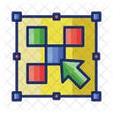 Pixel Design Grid Icon