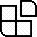 Pixel Pixelated Squares Icône