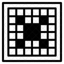 Pixel art grid  Icon