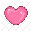 Corazon De Pixeles Boda San Valentin Icon