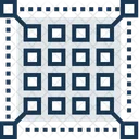 Pixel Grid Shape Icon