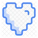 Pixel Heart Wedding Valentine Icon