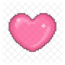 Pixel Heart Wedding Valentine Icon
