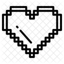 Pixel heart  Icon