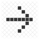 Pixel Quadrat Navigieren Symbol