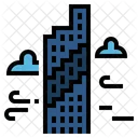 Pixel Tower Mahanakhon Tower Landmark Icon