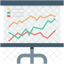 Pizarra Grafico Presentacion Icono