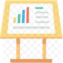 Pizarra Grafico Presentacion Icono