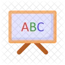 Pizarra Blanca Pizarra Educacion Icono