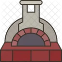 Pizza Oven Baking Icon