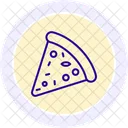 Icono De Linea De Pizza Icono