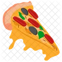 Pizza Pizzastuck Pizzazeit Symbol