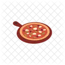 Pizza Tabua Prato Ícone