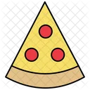 슬라이스 피자 삼각형 아이콘
