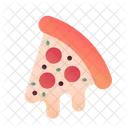 Pizza Pizza Slice Fastfood Icon