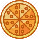 Pizza Serving Dish Room Service Icon