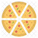 Pizza Slices Snack Icon
