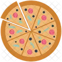 피자 이탈리아 음식 정크 푸드 아이콘