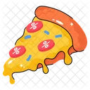 Mozzarella Slice Cheese Icon