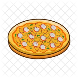 Pizza de ajo  Icono