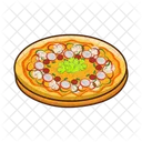 Pizza de ajo  Icono