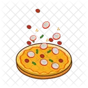 Pizza de ajo  Icono