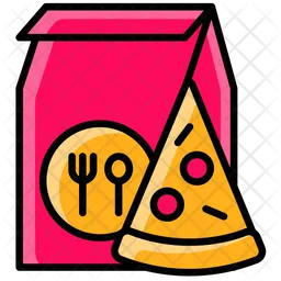 Pizza Bag Order Delivery  Icon