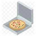 Junk Food Italian Cuisine Pizza Box Icon