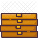 Deliver Junk Food Package Icon