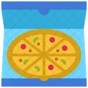Pizza Box Pizza Delivery Pizza Slice Icon