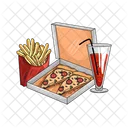Pizza Box Pizza Food Icon