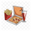 Pizza Pizza Box Food Icon
