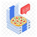Pizza Boxes Pizza Fast Food Icon