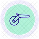Pizza Cutter Kitchen Icon