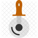Pizza Cutter Slicing Kitchen Icon