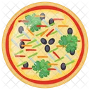 Pizza de legumes grelhados  Ícone