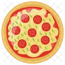 Pizza De Tomate Fresco  Icono