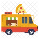 Pizza Delivery Truck  Icon