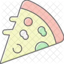 Pizza Lineal Color Icon Icon