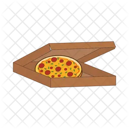 Pizza in box  Icon