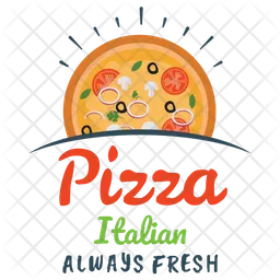 Pizza italiana Logo Ícone