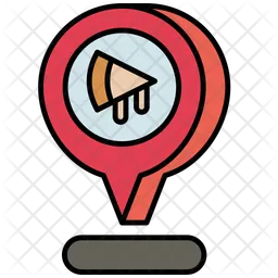 Pizza Location  Icon